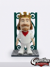 GIGANTIKOS figura inspirada en Gigante Rey Europeo con vestimenta San Ferm�n