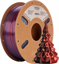 Filamento Eryone PLA SILK dual color negro/rojo 1kg
