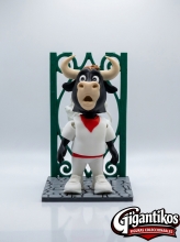 GIGANTIKOS figura inspirada en Toro encierro San Ferm�n con vestimenta Pamplonica